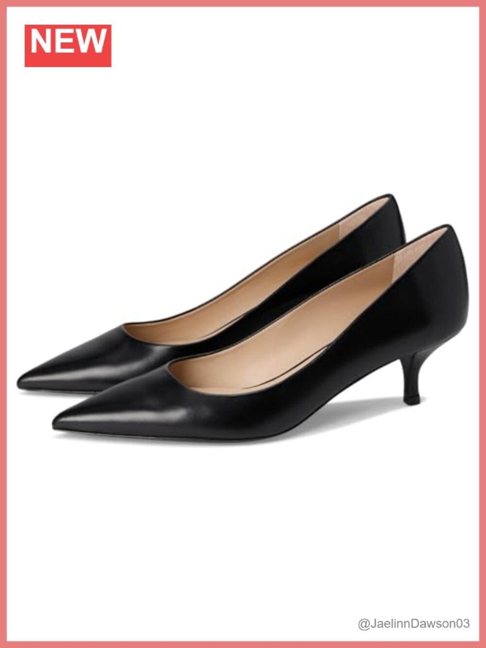 Leather Stiletto Heels Pointed Toe Pumps Party Evening Shoes
